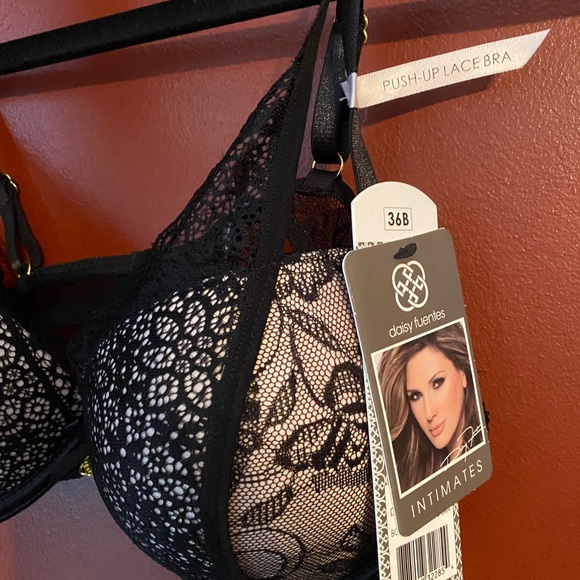 Daisy Fuentes Push up lace bra - size 36B - Picture 1 of 4